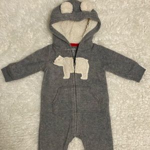 Carter’s baby boy fleece jumpsuit